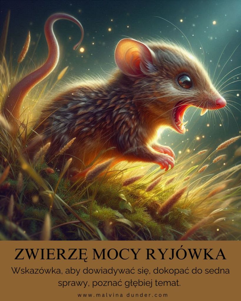 ryjówka Zwierzę Mocy