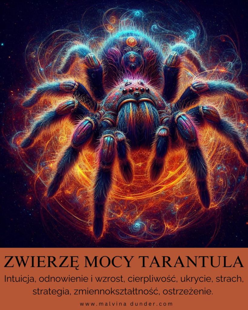tarantula ptasznik pająk Zwierzę Mocy