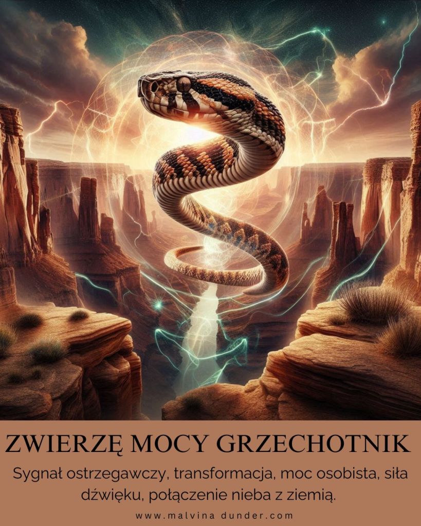 wąż grzechotnik Zwierzę Mocy