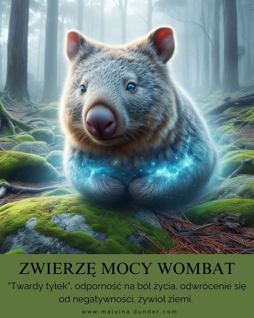 wombat Zwierzę Mocy znaczenie