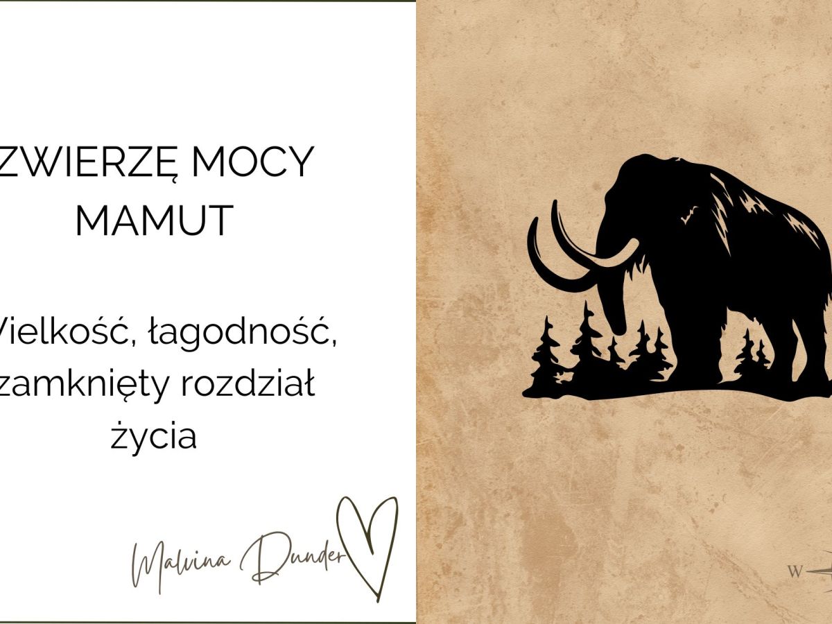 Zwierzę Mocy Mamut znaczenie – siła serca, ochrona i mądrość&nbsp;przodków