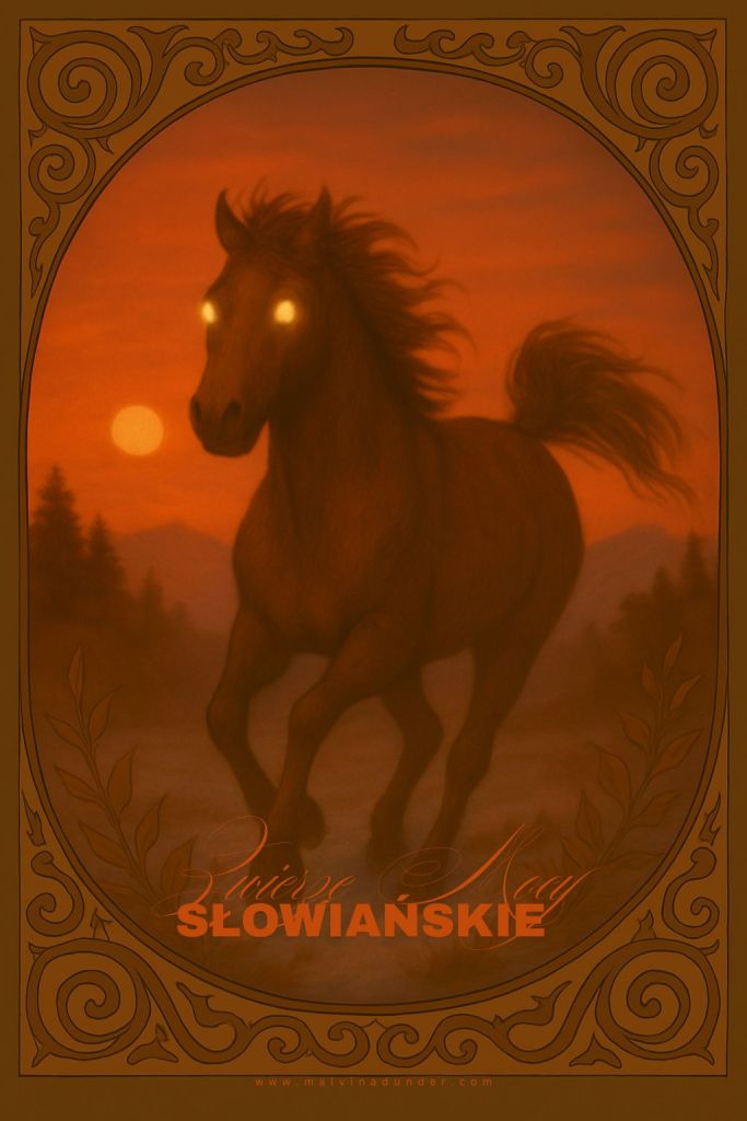 Koń Słowiańskie Zwierzę Mocy