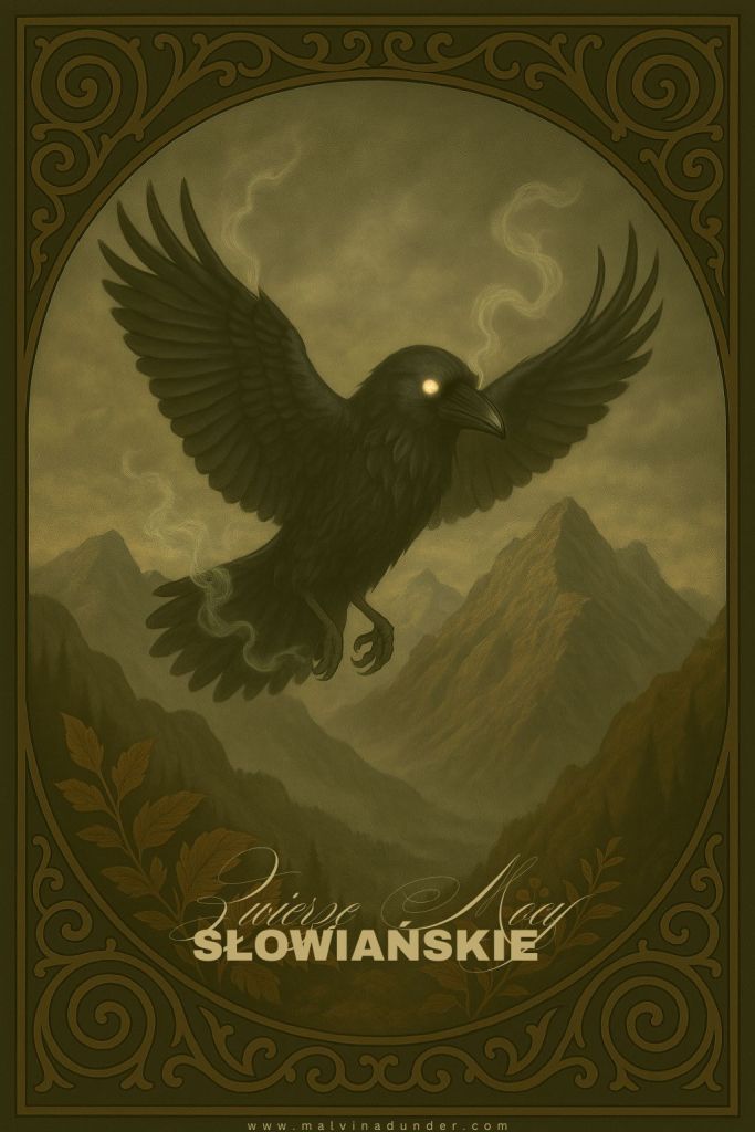 Kruk Słowiańskie Zwierzę Mocy