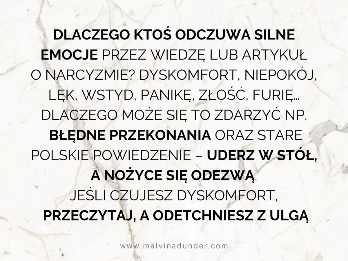 Dlaczego temat narcyzmu może budzić silne&nbsp;emocje
