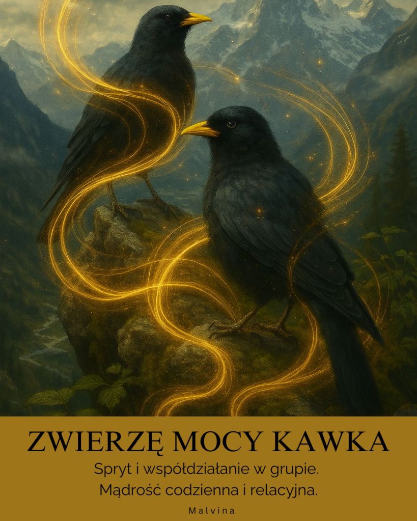 Kawka Zwierzę Mocy