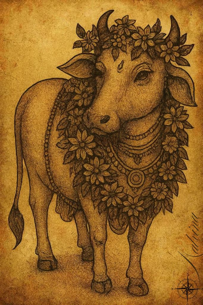 hinduskie indyjskie Zwierzę Mocy